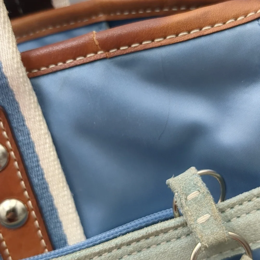 Coach nylon and suede bag 10663